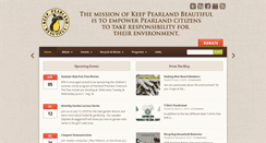 Desktop Screenshot of keeppearlandbeautiful.org